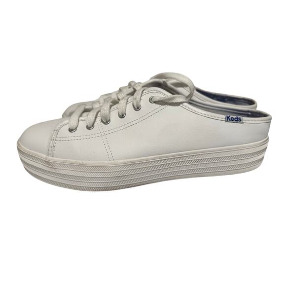 KEDS Triple Kick  Leather Mule Slip on Shoes 8 - Picture 1 of 6
